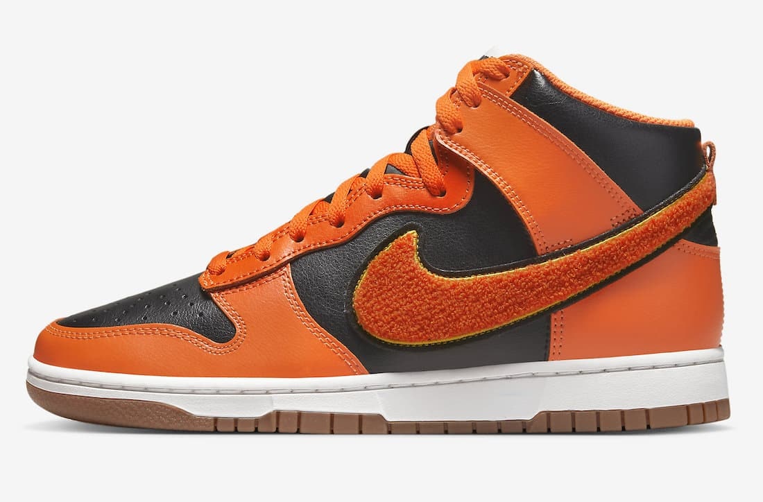 Nike Dunk High University "Chenille Swoosh"