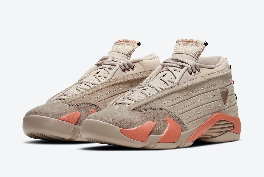 CLOT x Air Jordan 14 Low "Terracotta"