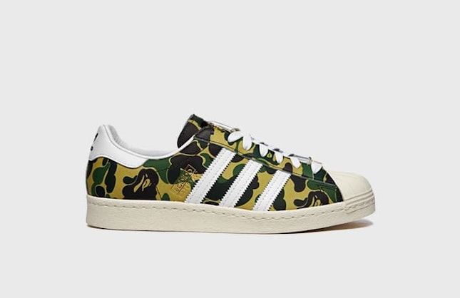 BAPE x adidas Superstar 80 "Camo"