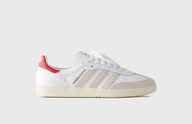 Kith x adidas Samba "White/Red"