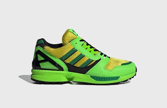 atmos x adidas ZX 8000 "Bold Green"