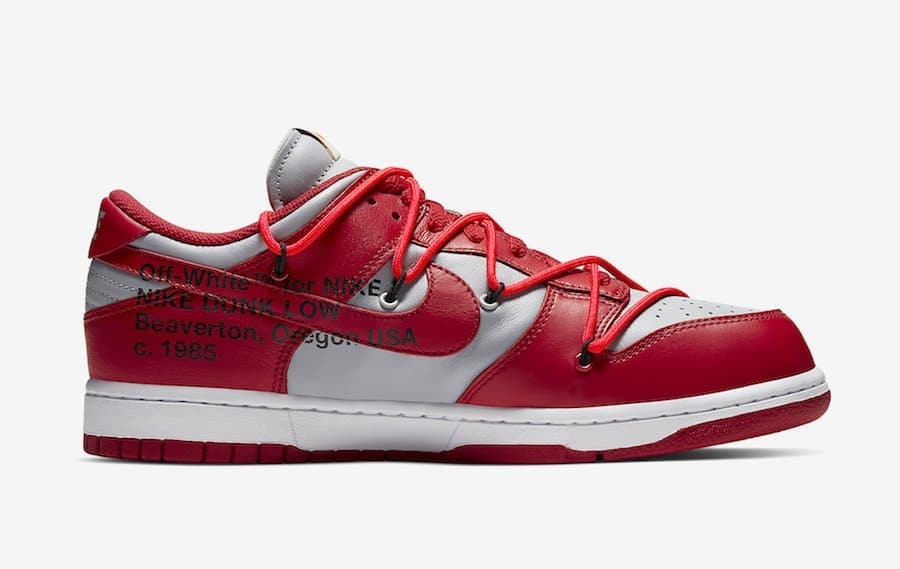Nike x Off-White Dunk Low "Varisty Red"