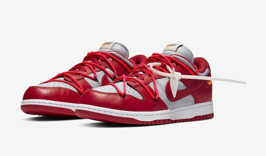 Nike x Off-White Dunk Low "Varisty Red"