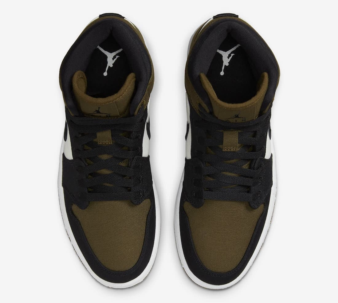 Air Jordan 1 Mid “Olive Toe”
