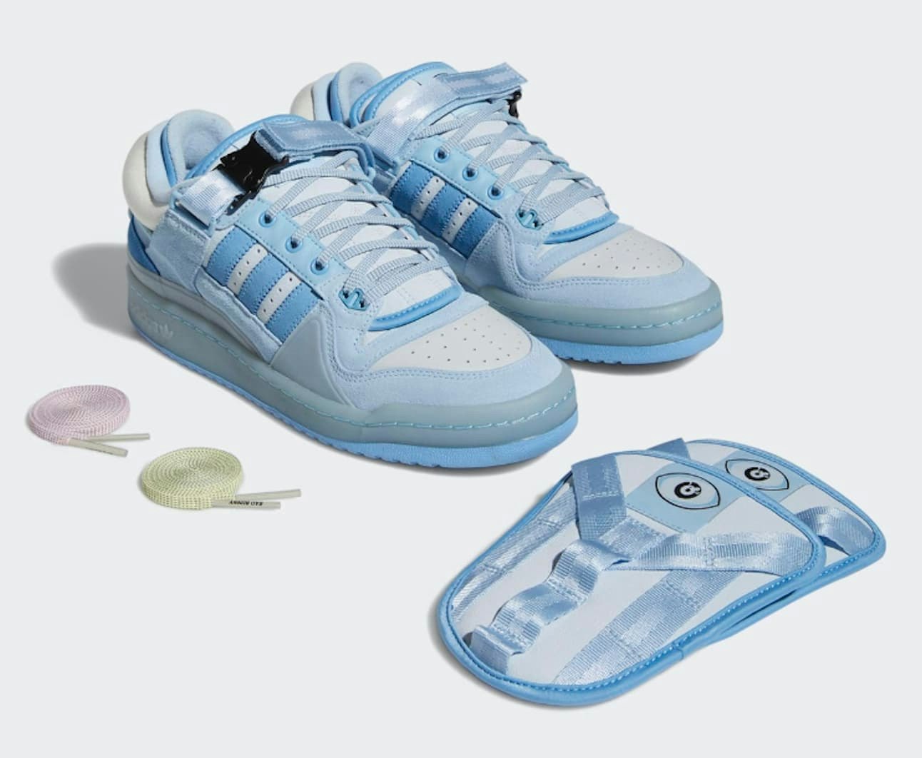 Bad Bunny x adidas Forum Buckle Low “Blue Tint”