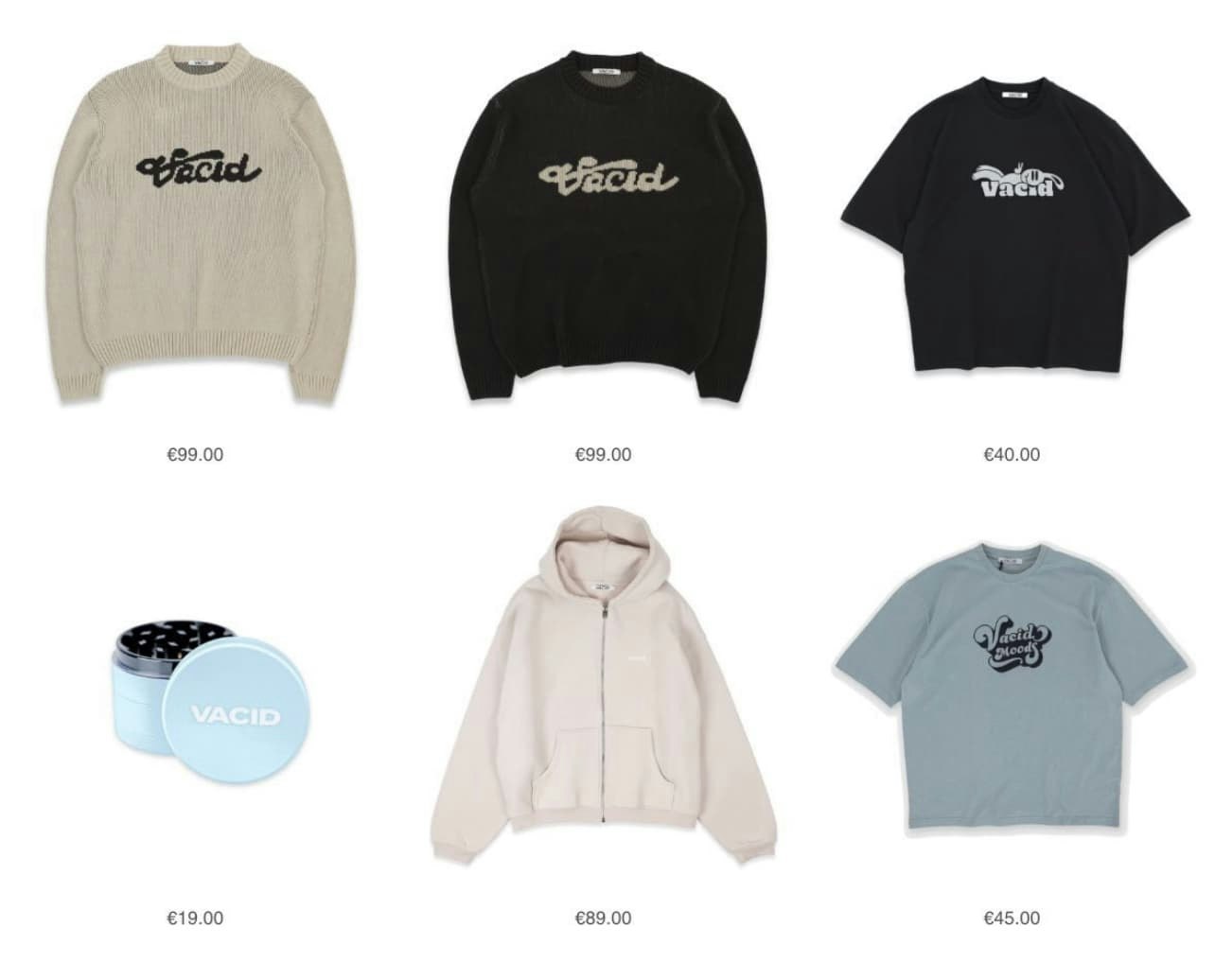 Vacid - Knits, Shirts & Zip-Hoodie