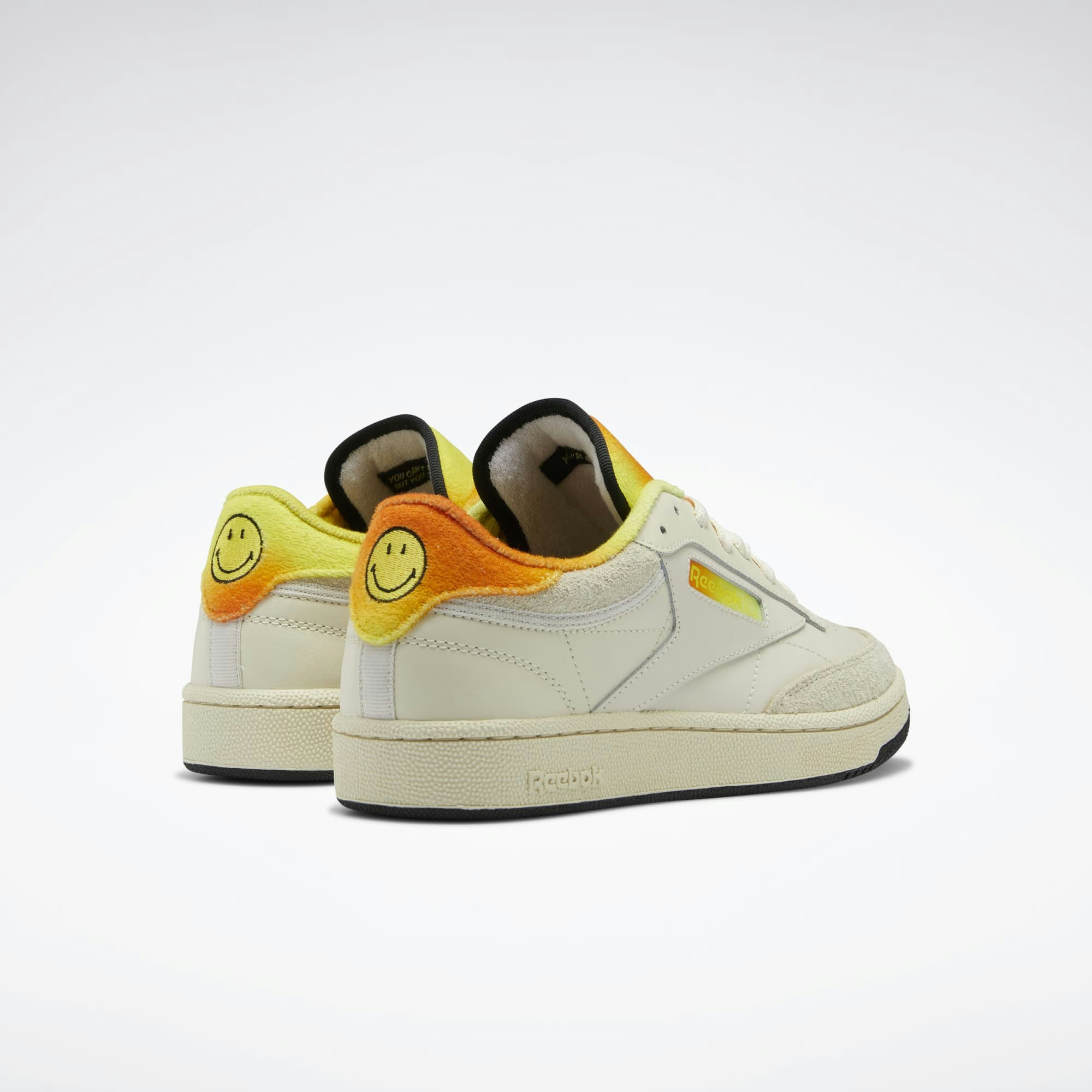 Smiley x Reebok Club C 85 "Trek Gold"