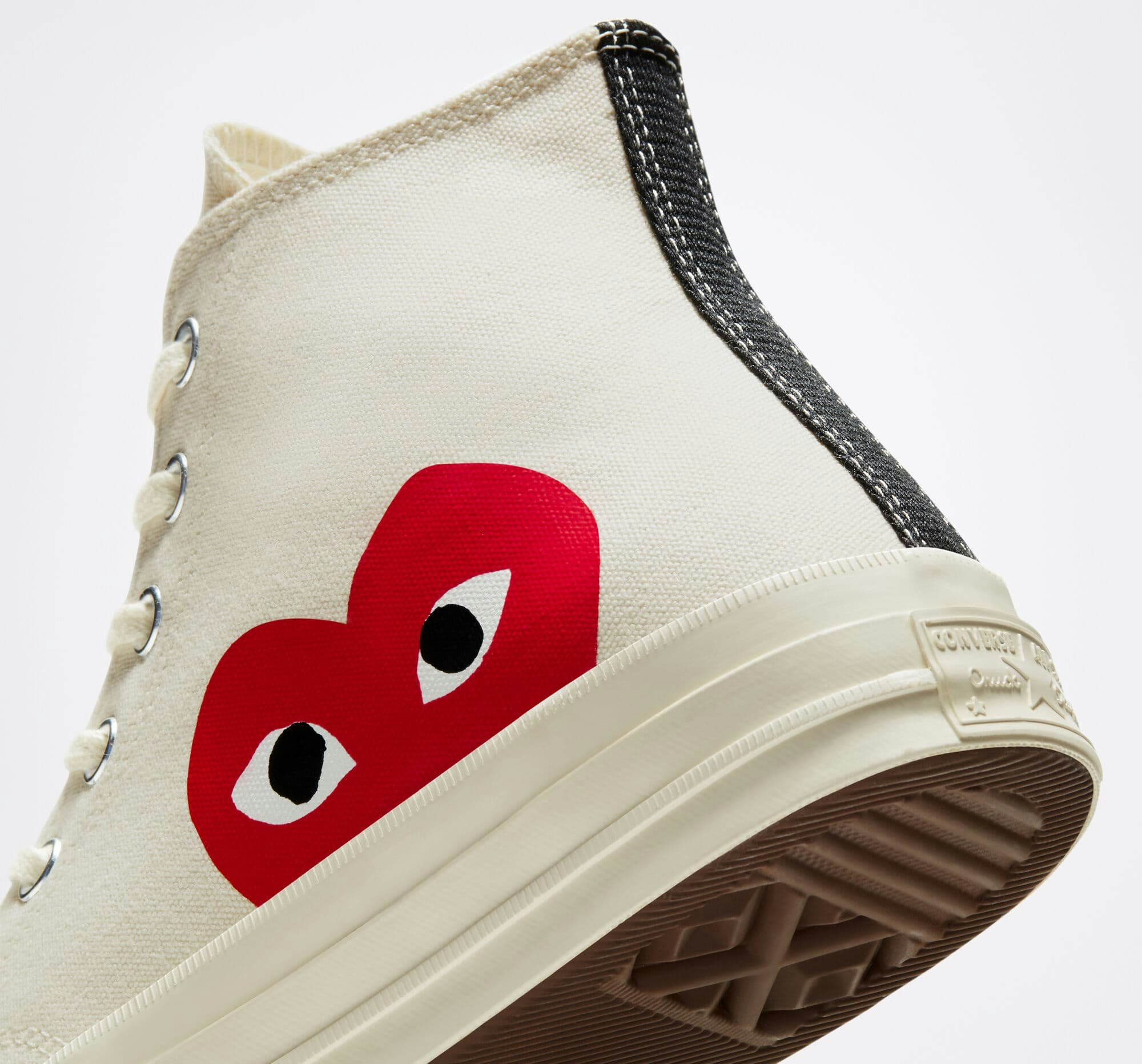 Comme des Garçons x Converse Chuck 70 "Mono Heart" (Sail)