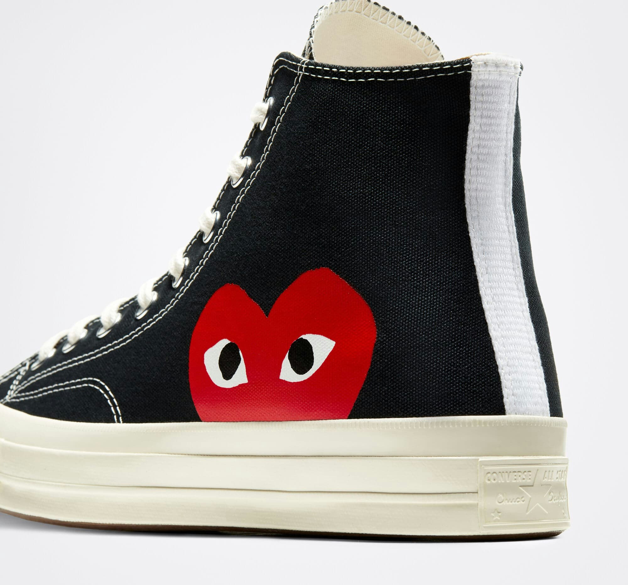 Comme des Garçons x Converse Chuck 70 "Mono Hearth" (Black)