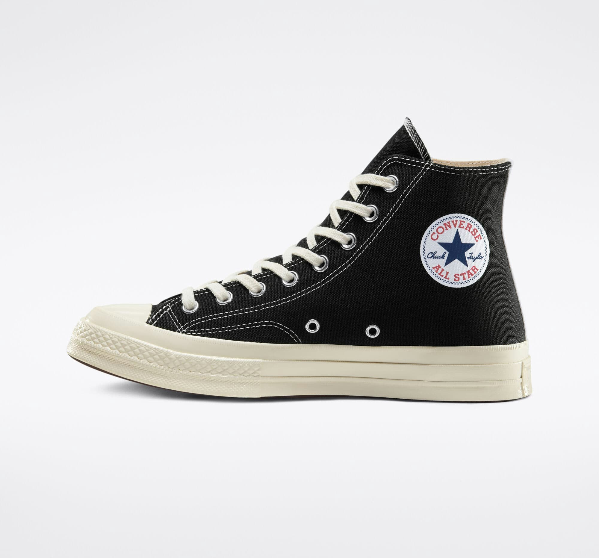 Comme des Garçons x Converse Chuck 70 "Mono Hearth" (Black)