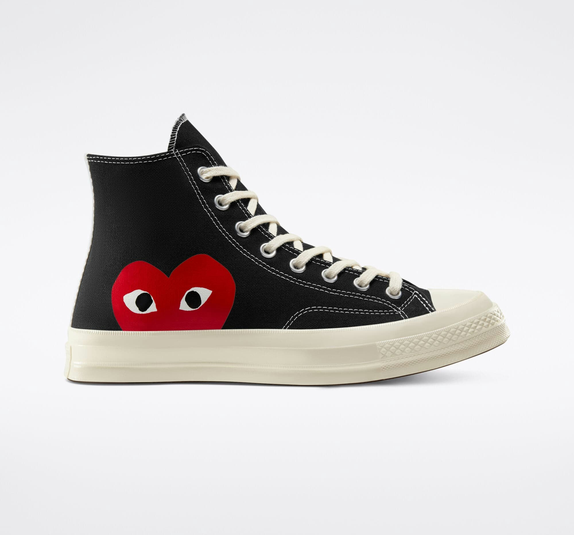 Comme des Garçons x Converse Chuck 70 "Mono Hearth" (Black)