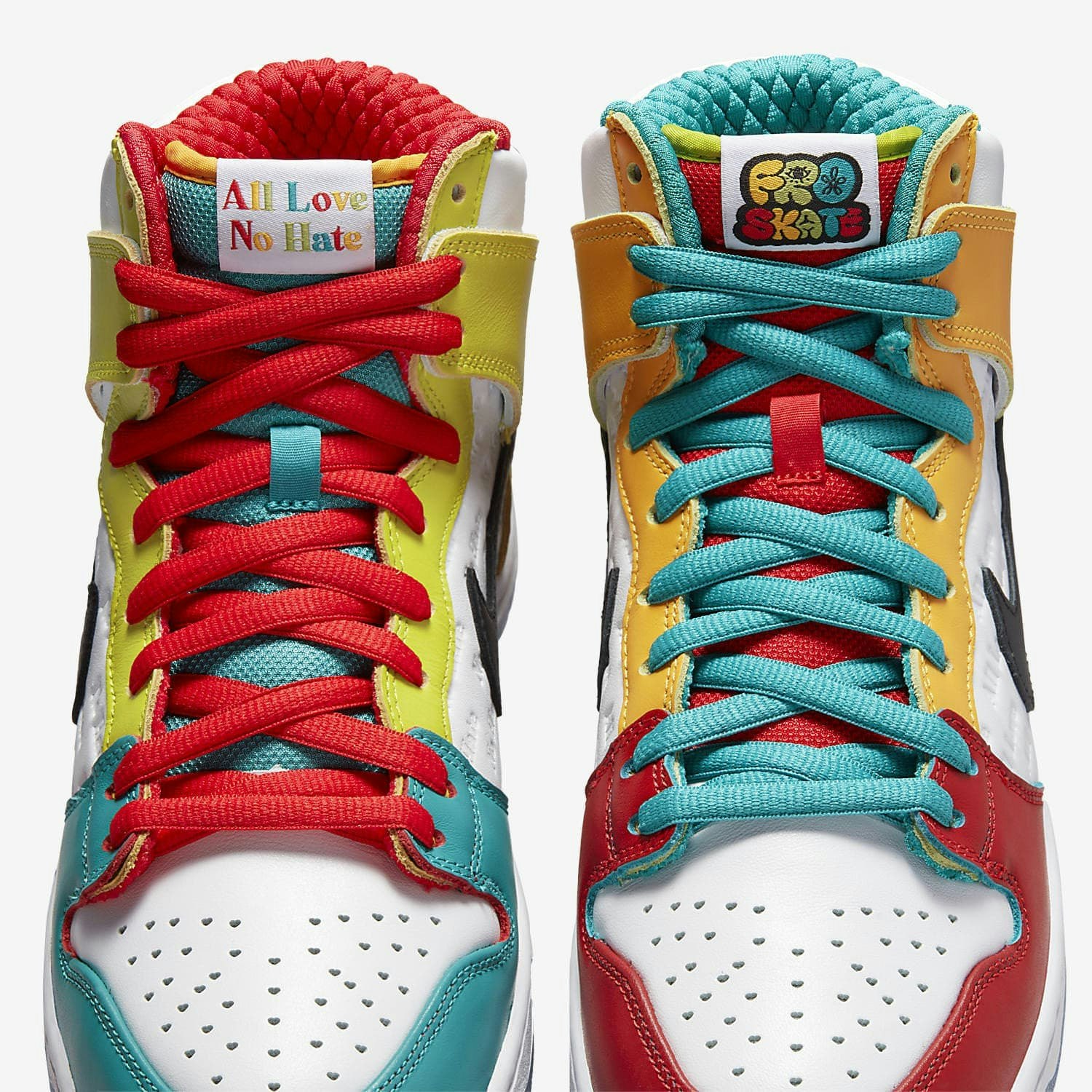 FroSkate x Nike SB Dunk High “All Love No Hate”