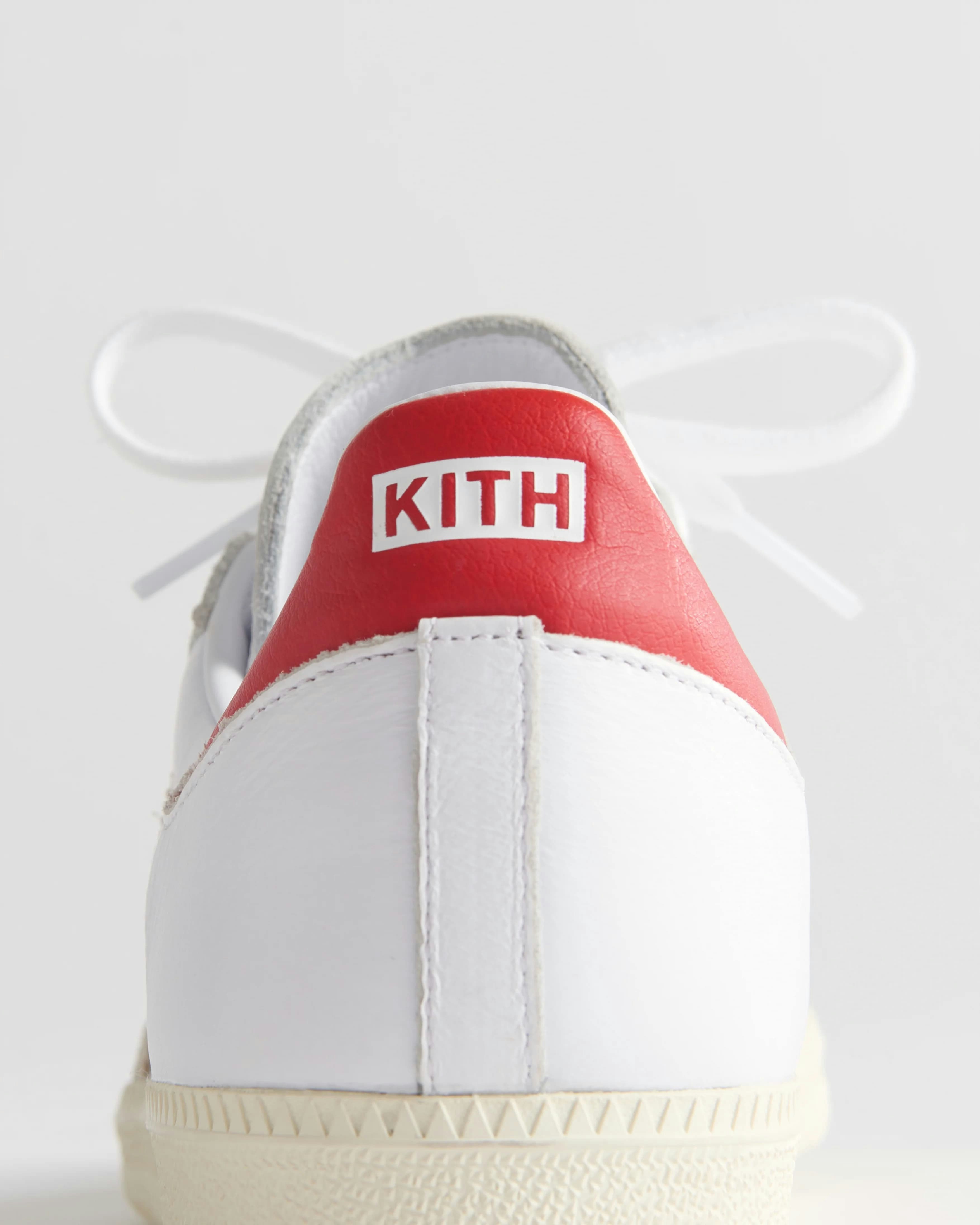 Kith x adidas Samba "White/Red"
