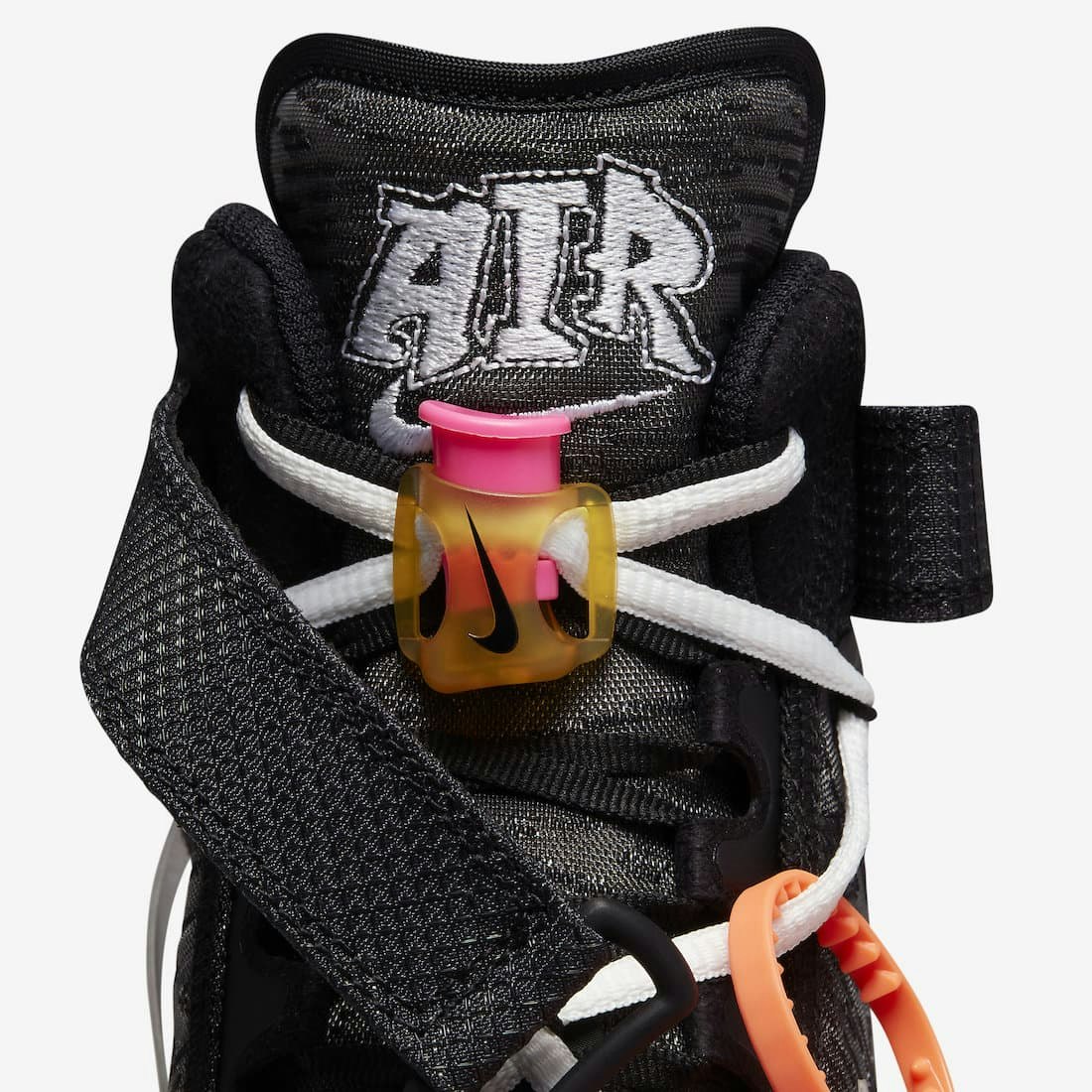 Off-White x Nike Air Force 1 Mid "Clear Black"