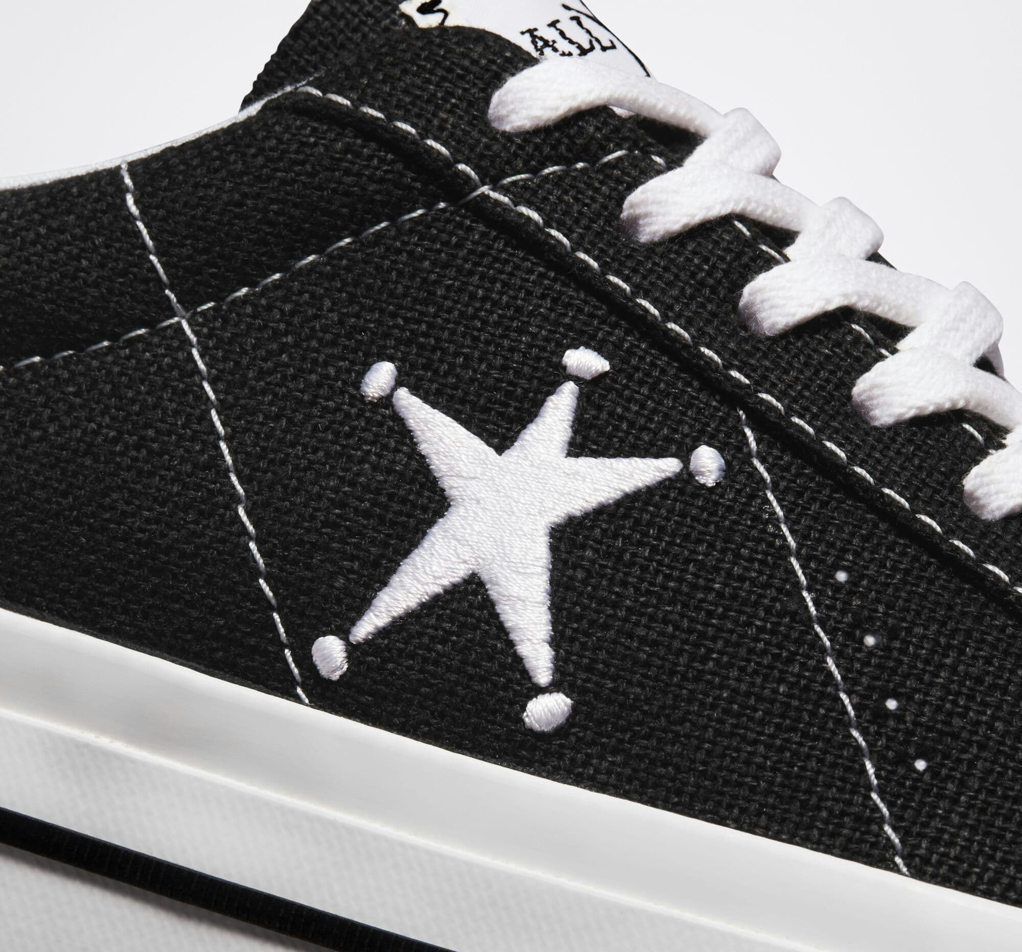 Stüssy x Converse One Star "Black Cord"