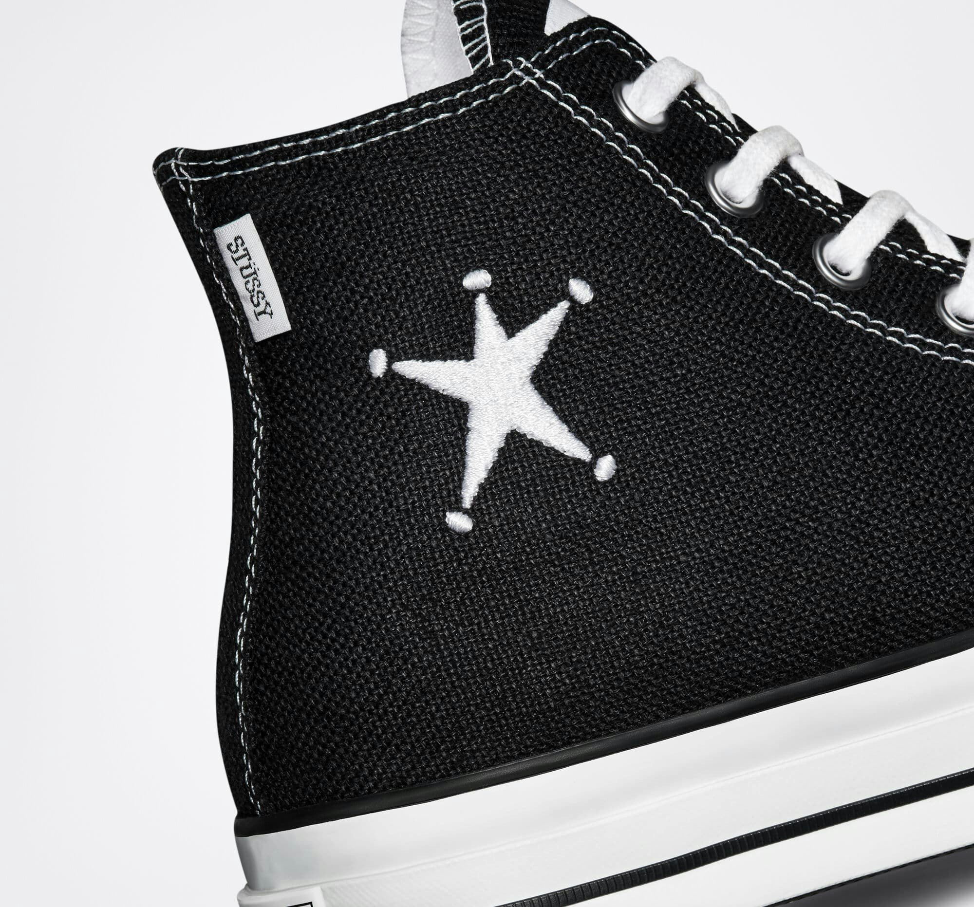 Stüssy x Converse Chuck 70 "Black Cord"