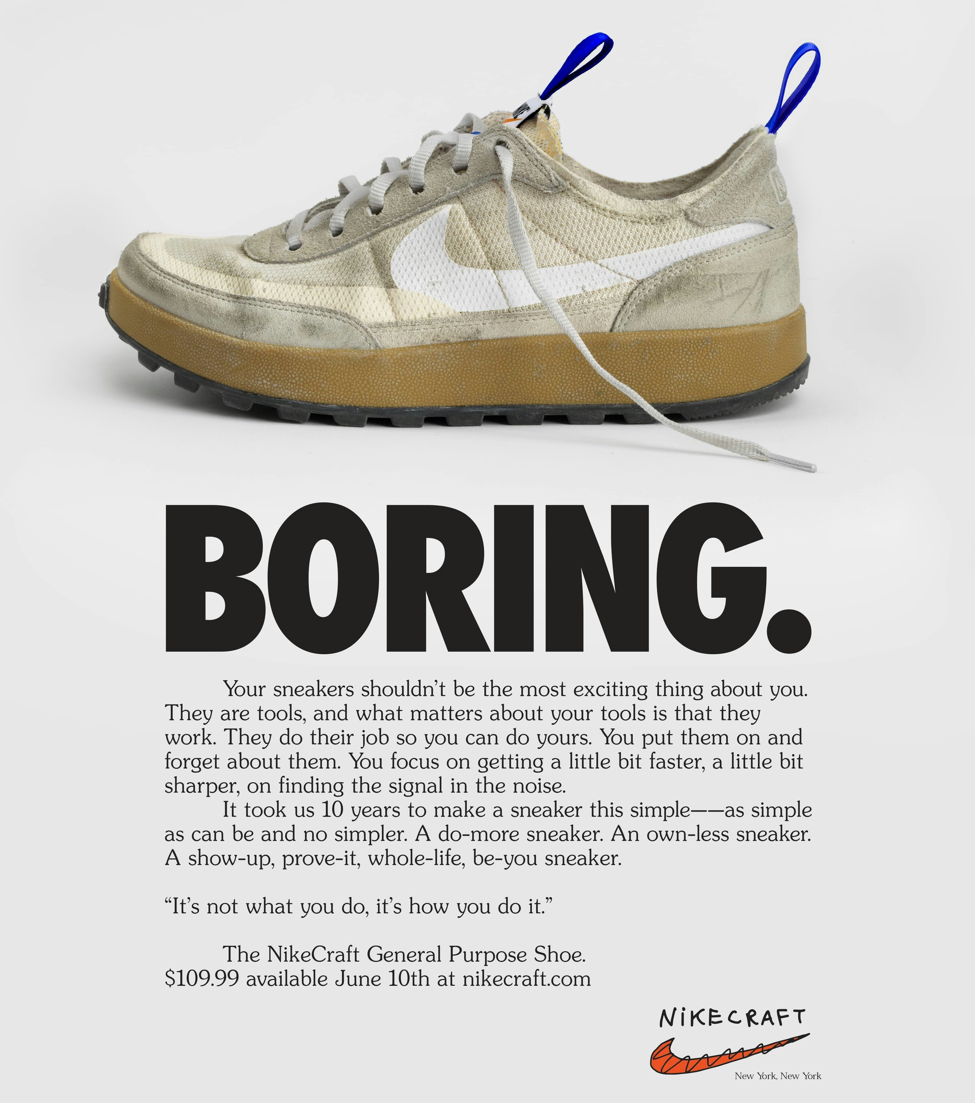 Tom Sachs x Nike General Purpose Shoe (GPS)