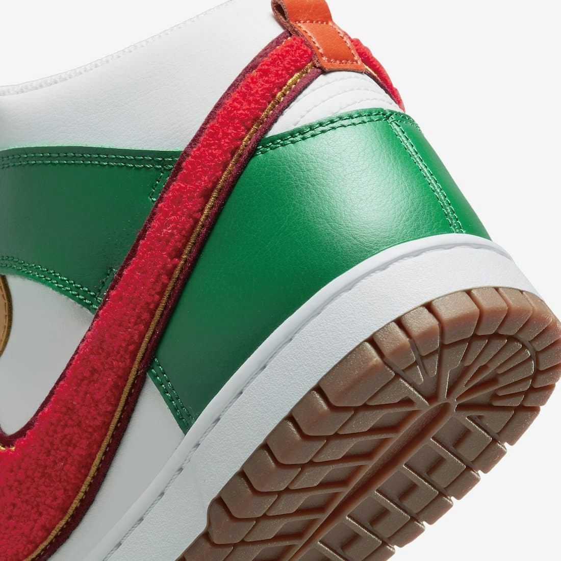 Nike Dunk High "Chenille Swoosh" (Multicolor)