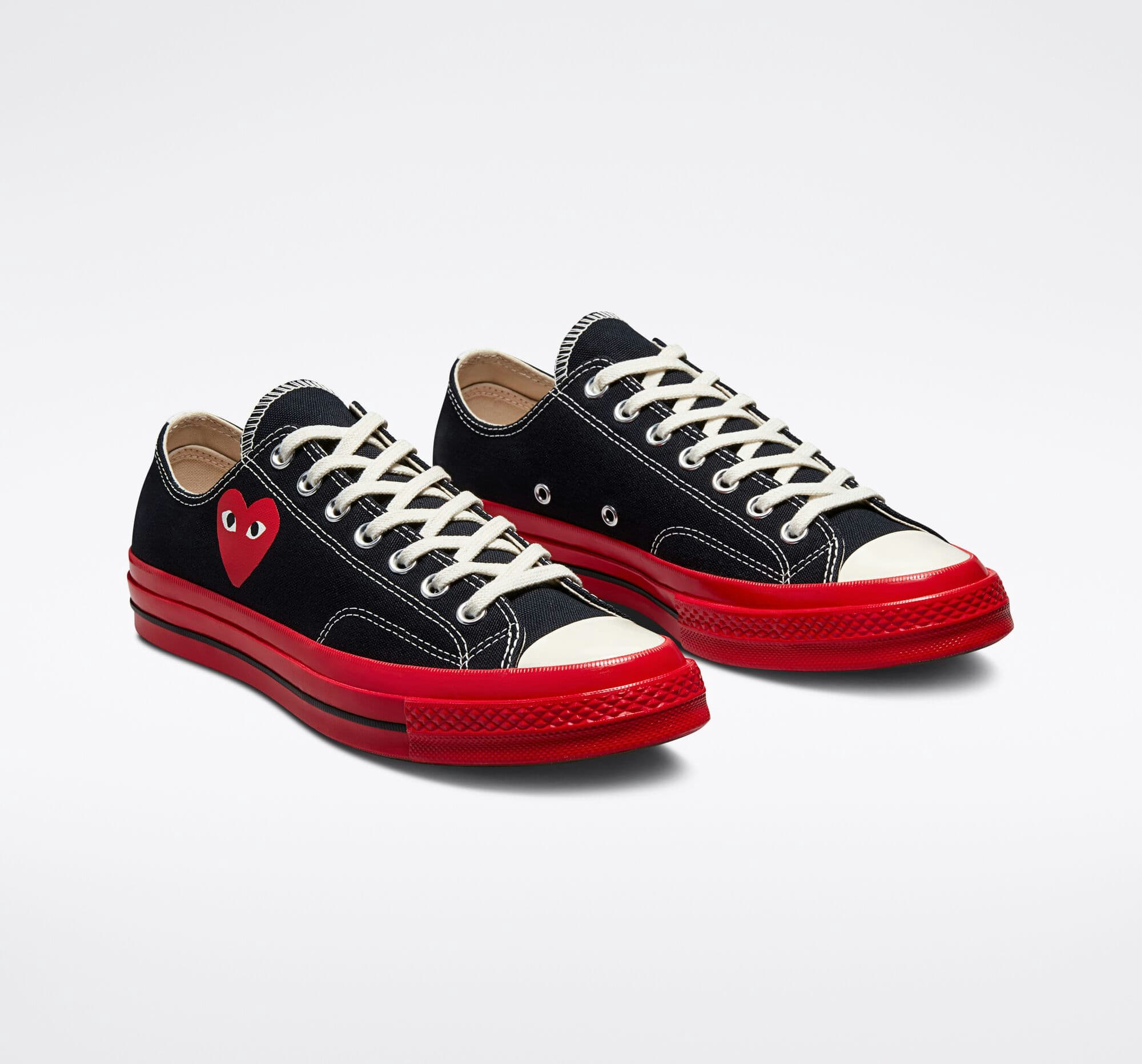 Comme des Garçons x Converse Chuck 70 Low "Black Red"