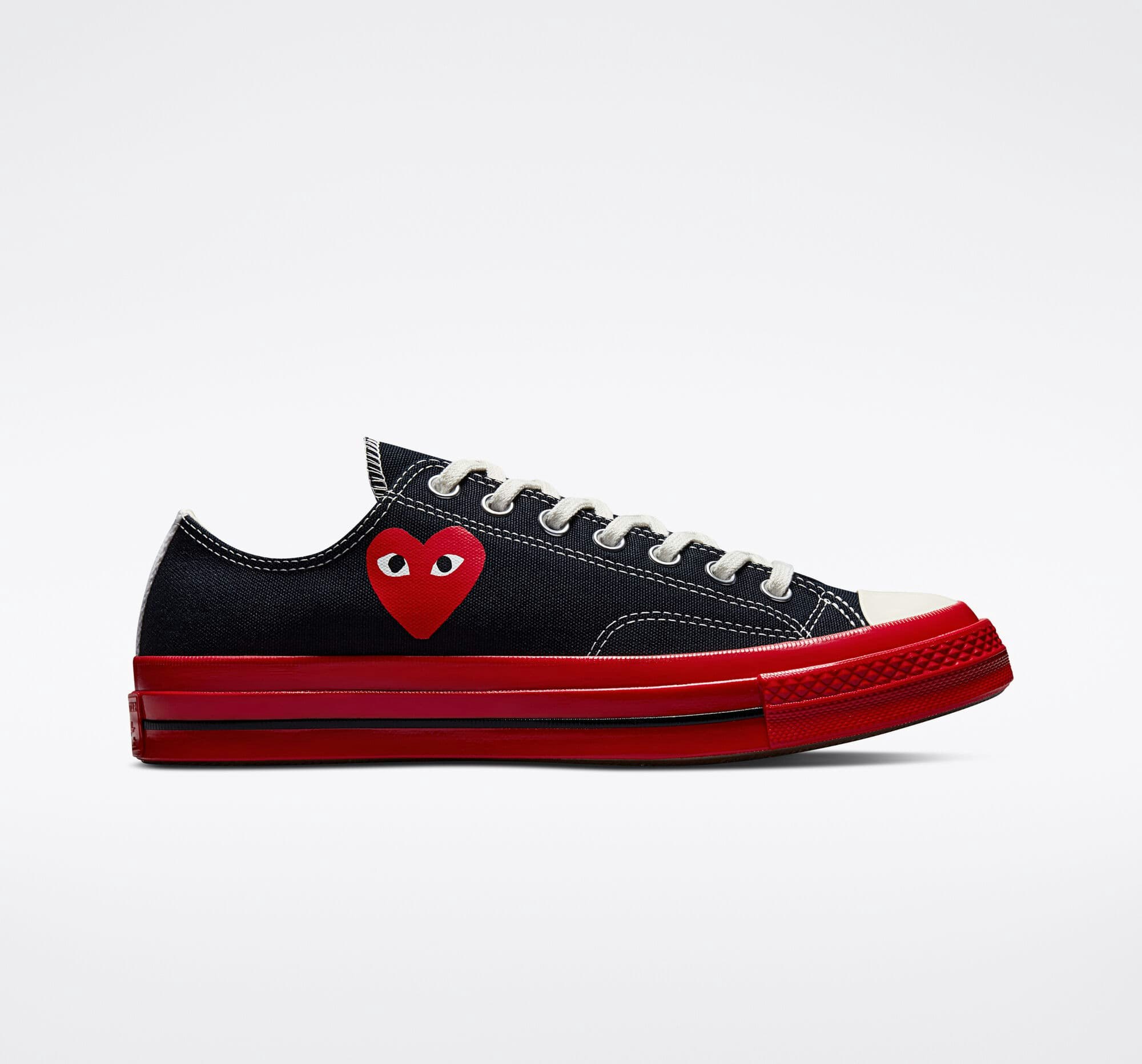 Comme des Garçons x Converse Chuck 70 Low "Black Red"