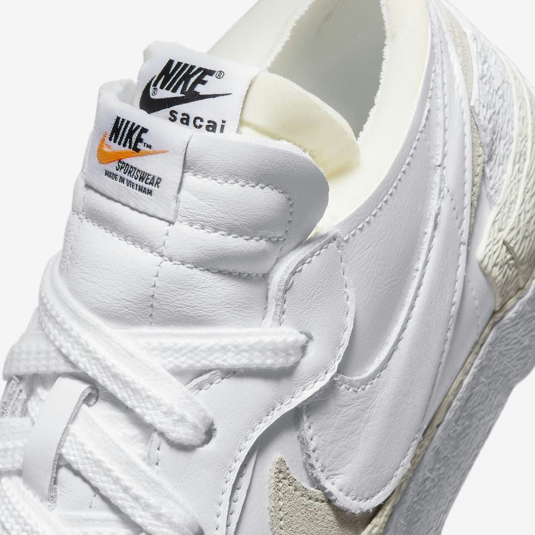 Sacai x Nike Blazer Low "White Patent"