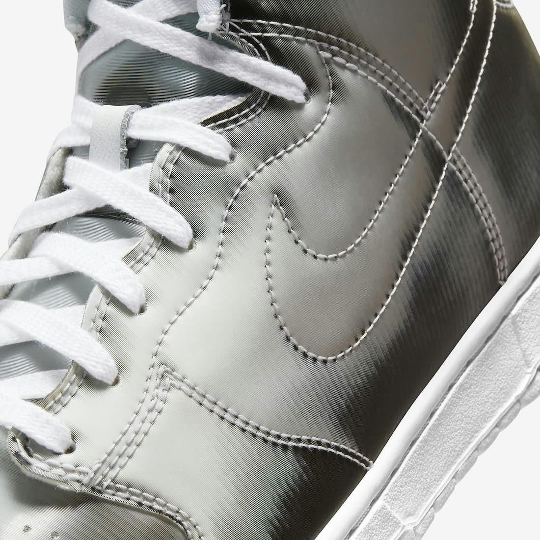 CLOT x Nike Flux Dunk High "Metallic Silver"