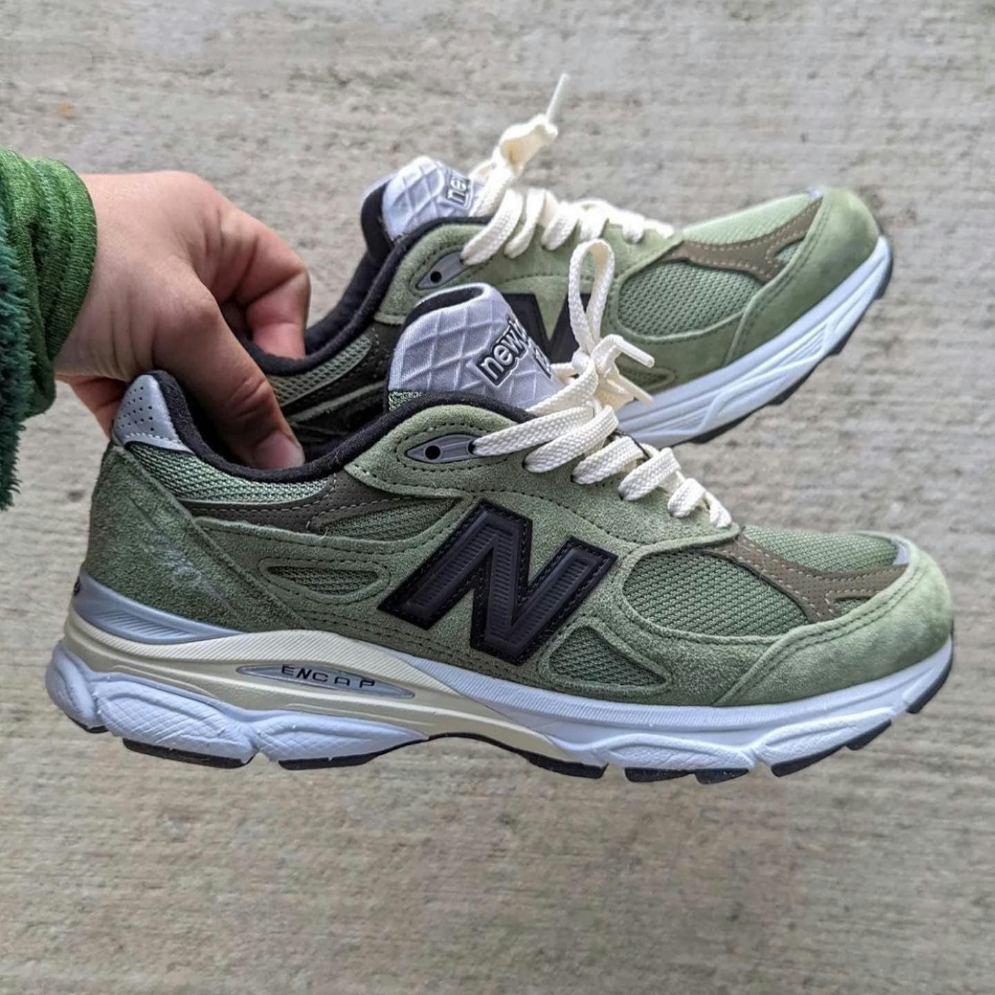 JJJJound x New Balance 990v3 "Made in USA" (Olive)