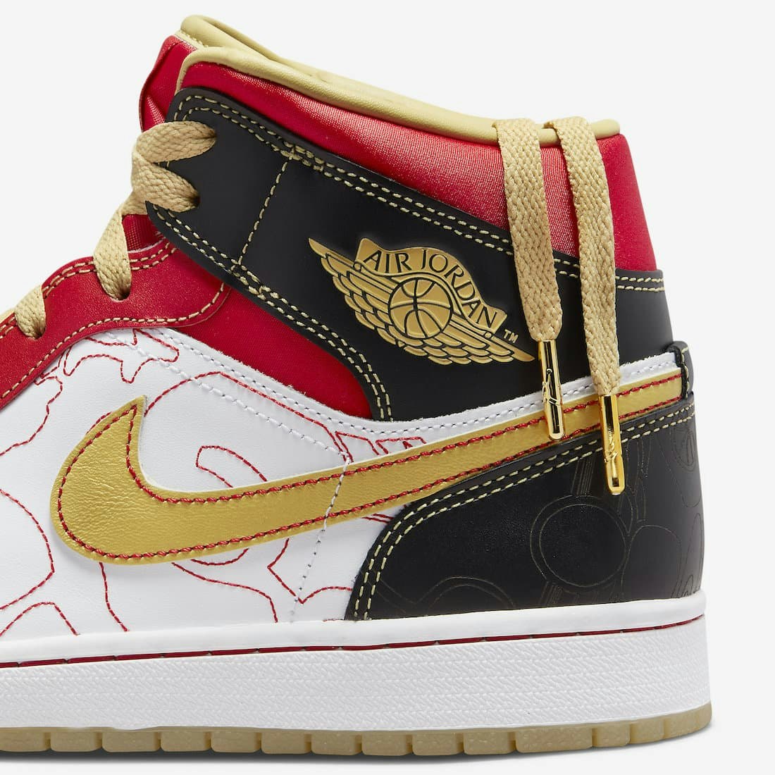 Air Jordan 1 Mid XQ "Gold Dust"