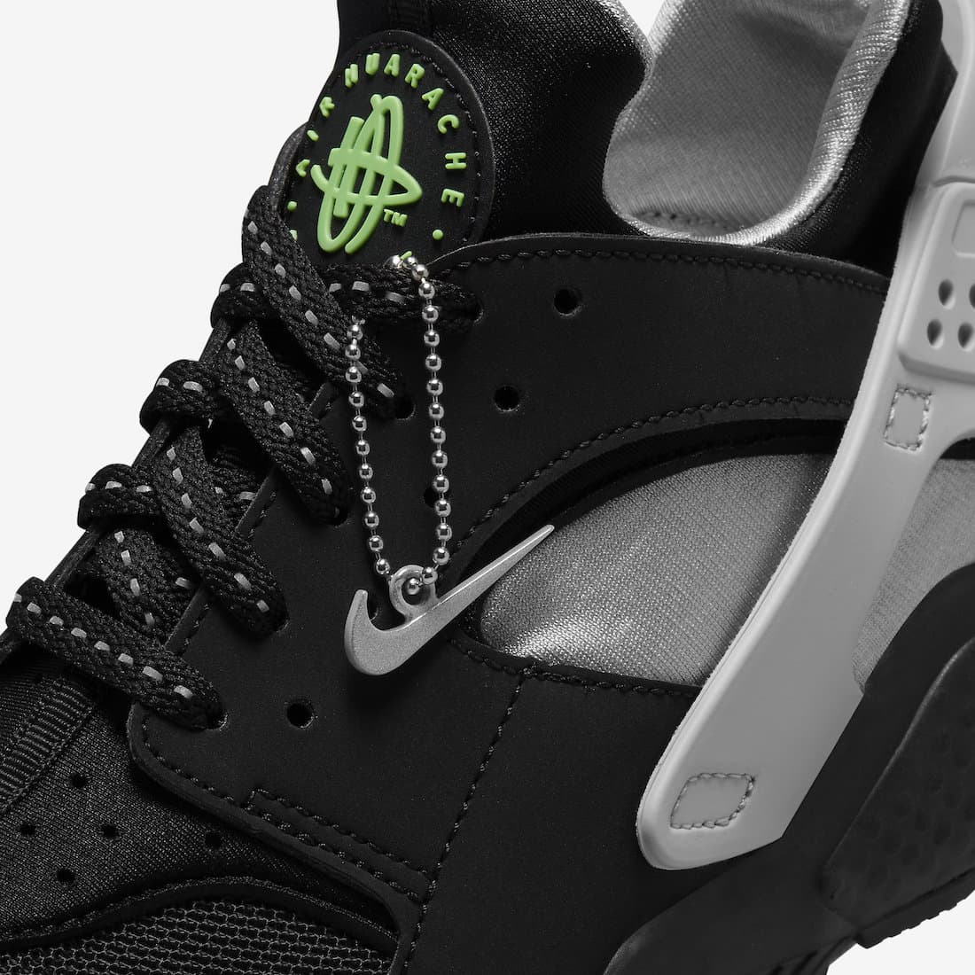 Black and green huaraches shop