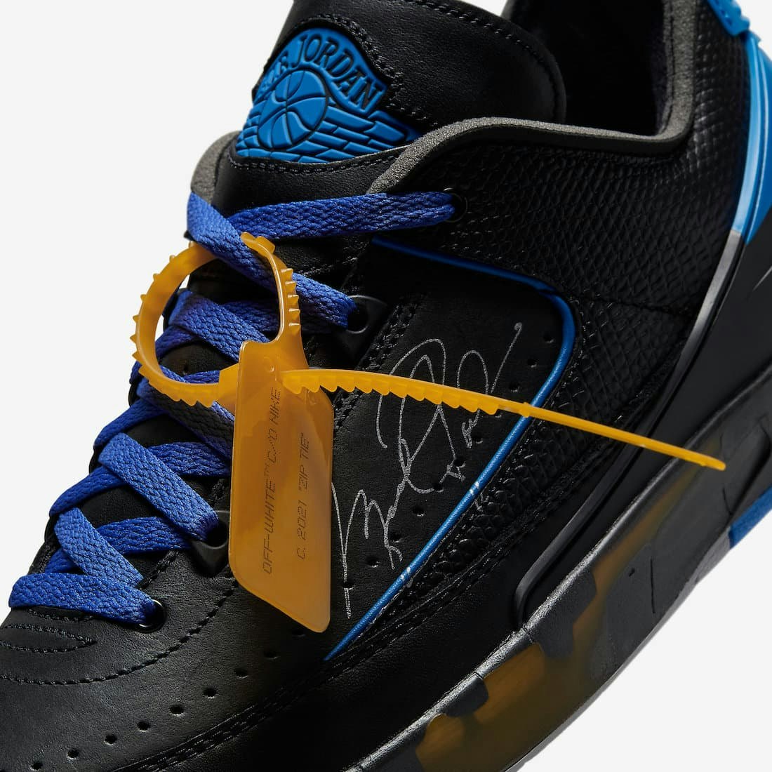 Off-White x Air Jordan 2 Low “Black/Blue"