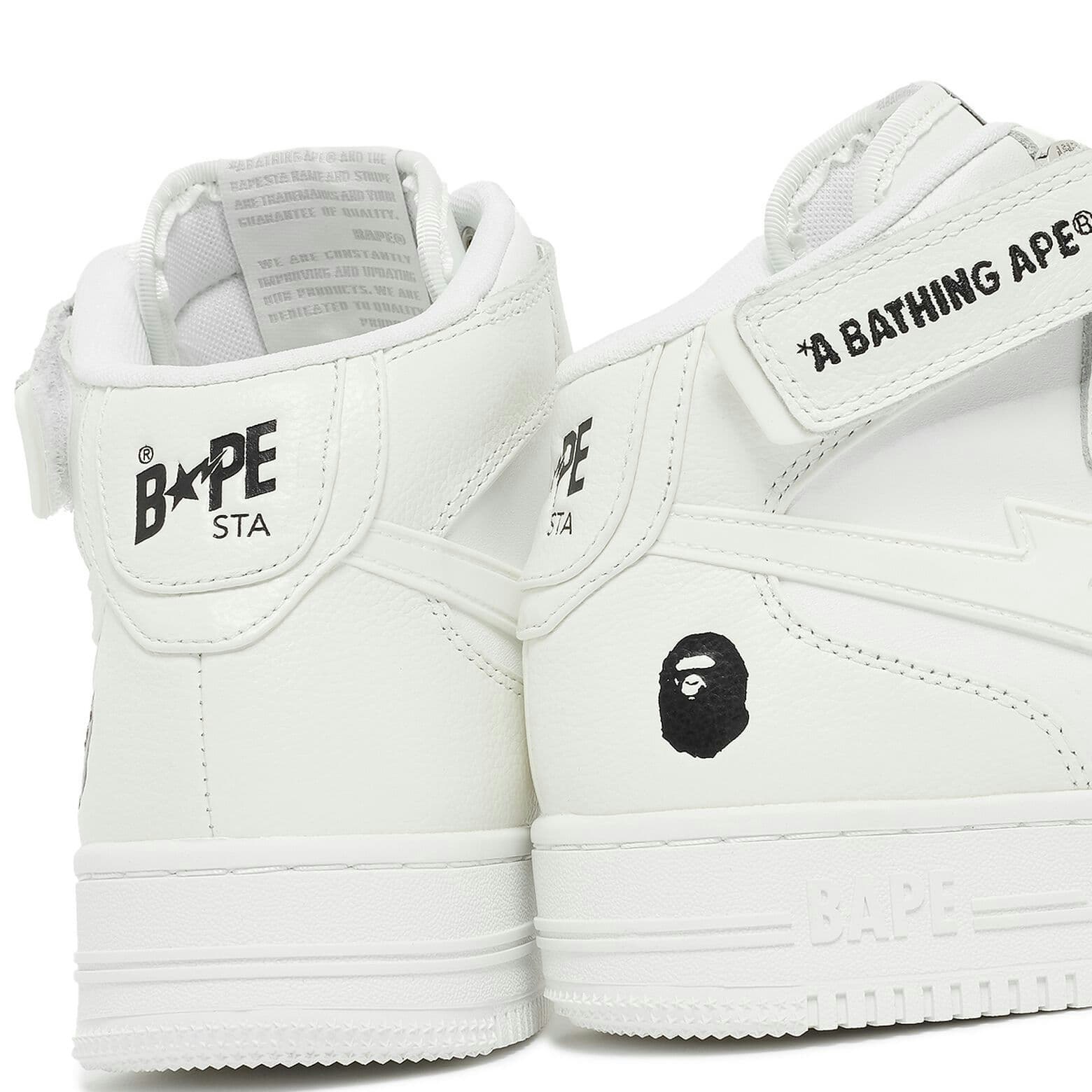 BAPE Bape Sta Mid "Core White"