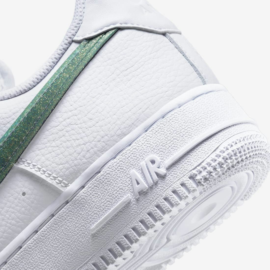 Nike Air Force 1 Low "Glitter Swoosh" (Green)