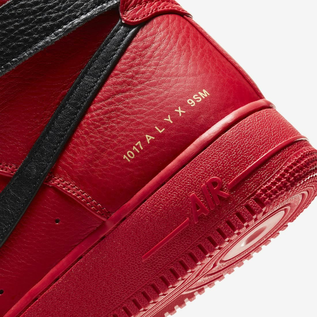 Alyx x Nike Air Force 1 High "University Red"