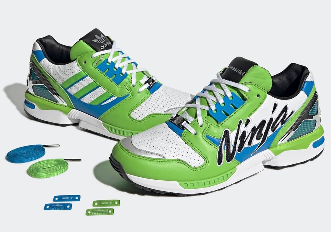 Kawasaki x adidas ZX 8000 "Ninja"