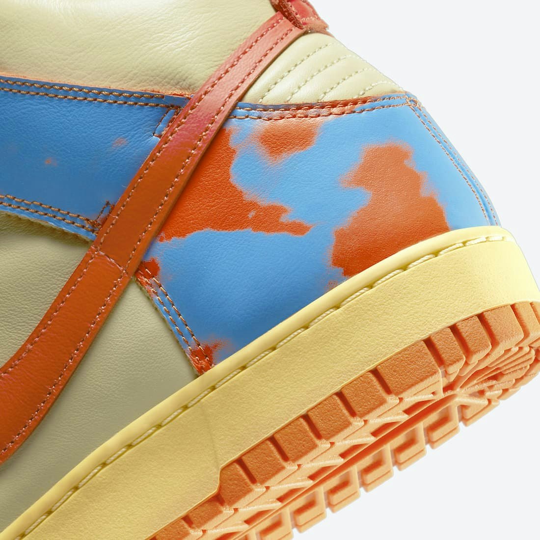 Nike Dunk High 1985 “Orange Acid Wash”