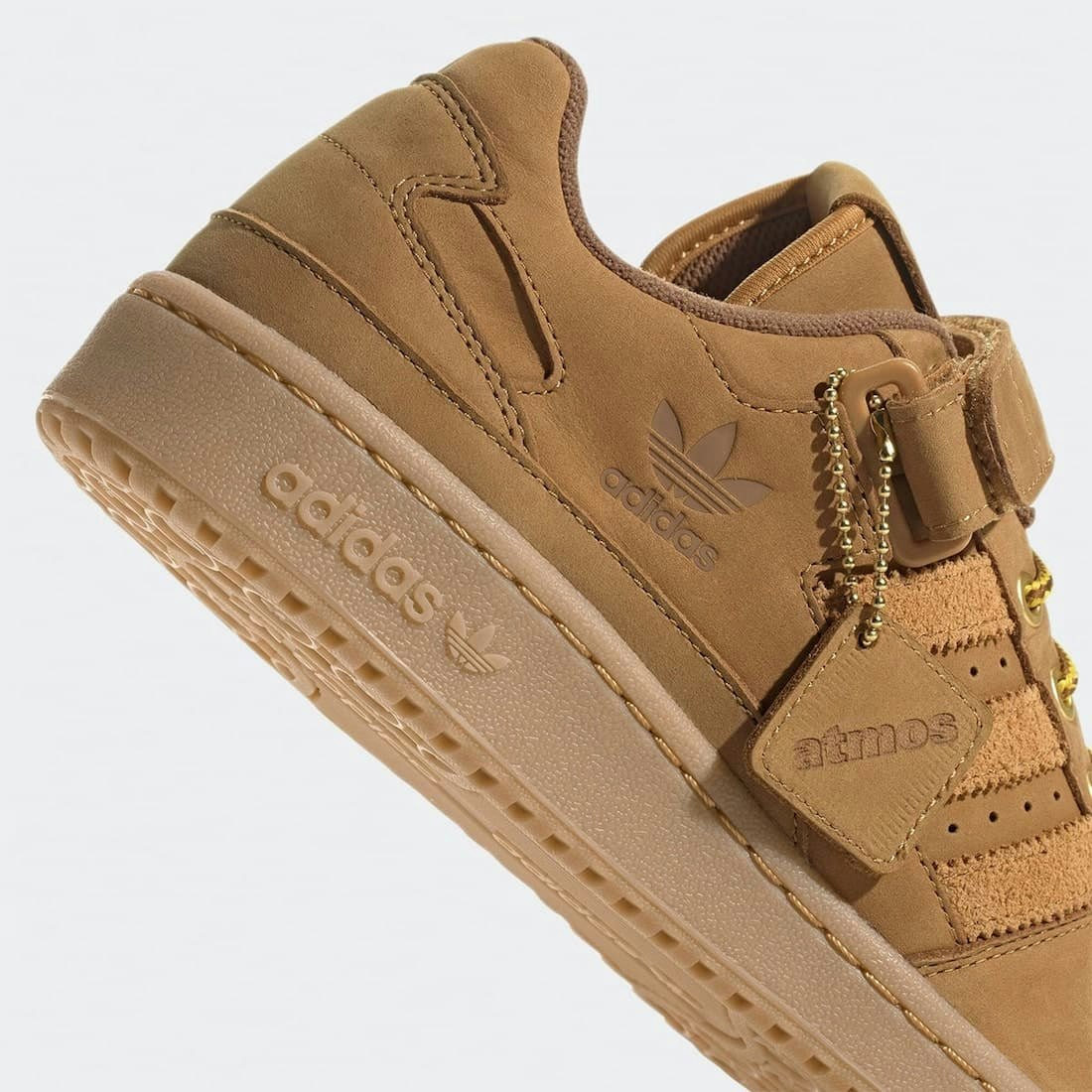 atmos x adidas Forum Low "Wheat"