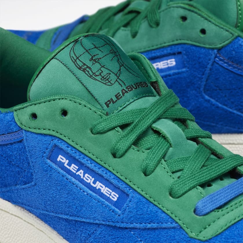 Pleasures x Reebok Club C 85 "Suede Blue"