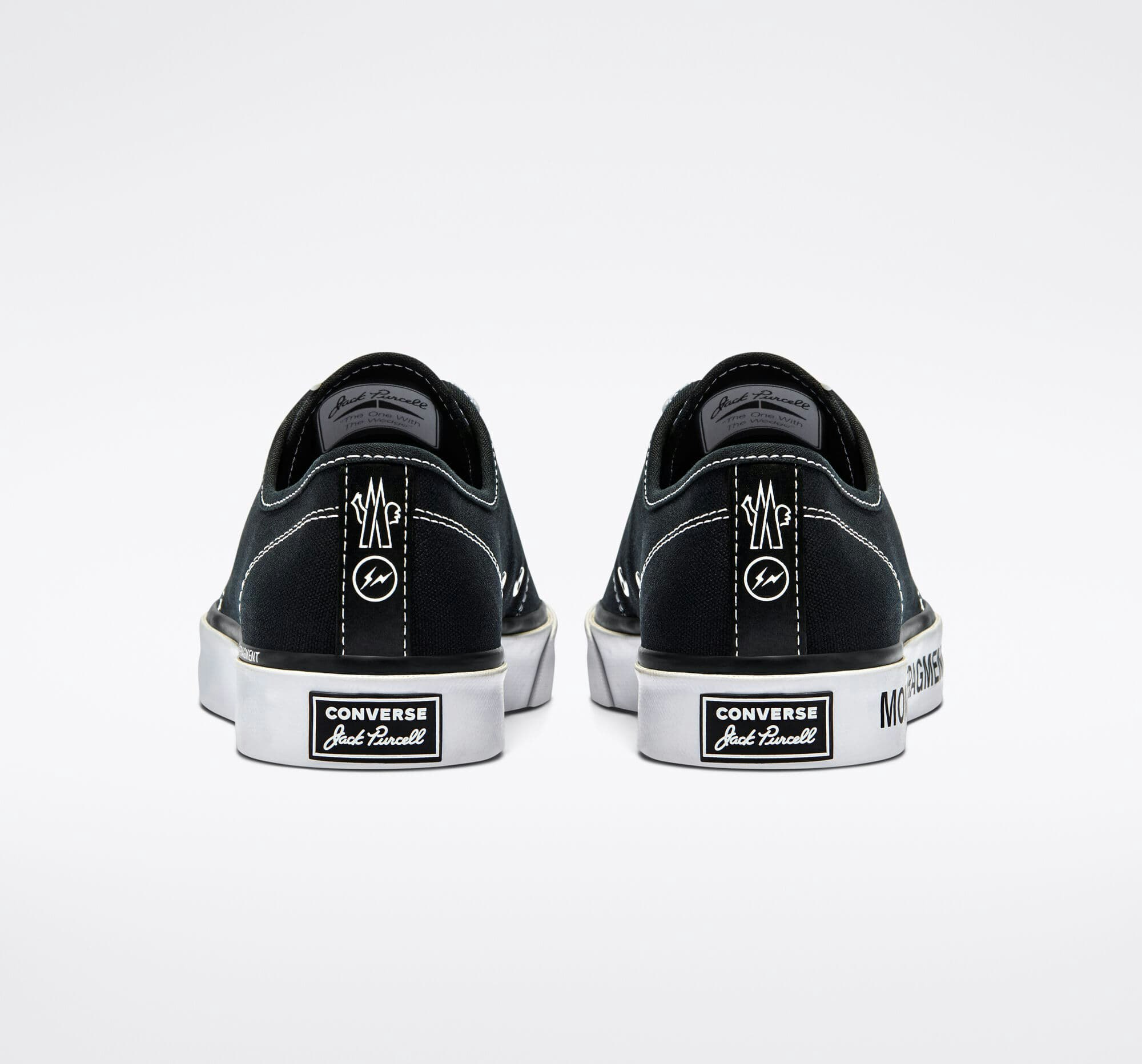 Moncler x Fragment x Jack Purcell x Converse Chuck "Black"