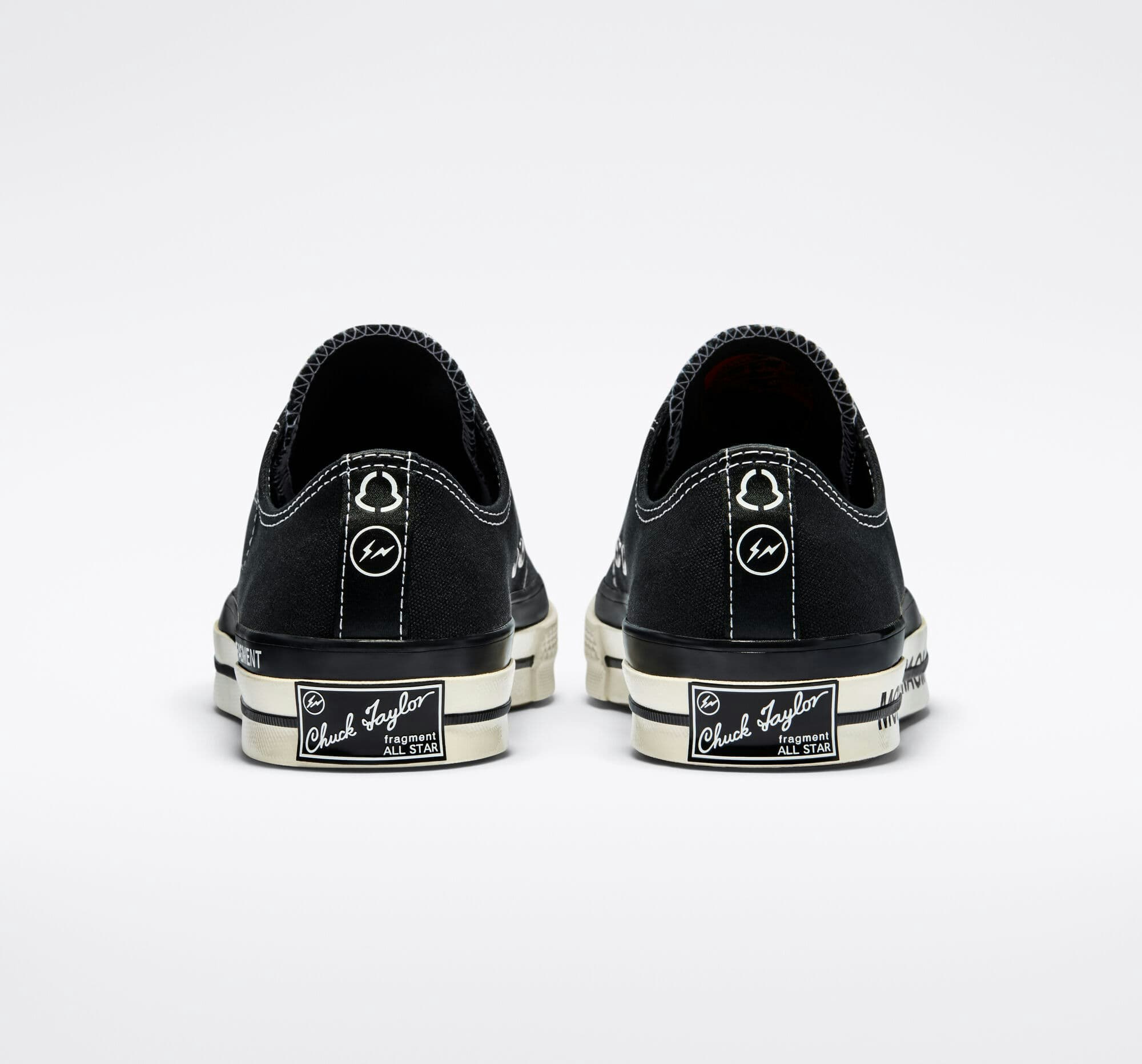 Moncler x Fragment x Converse Chuck 70 Low "Black"