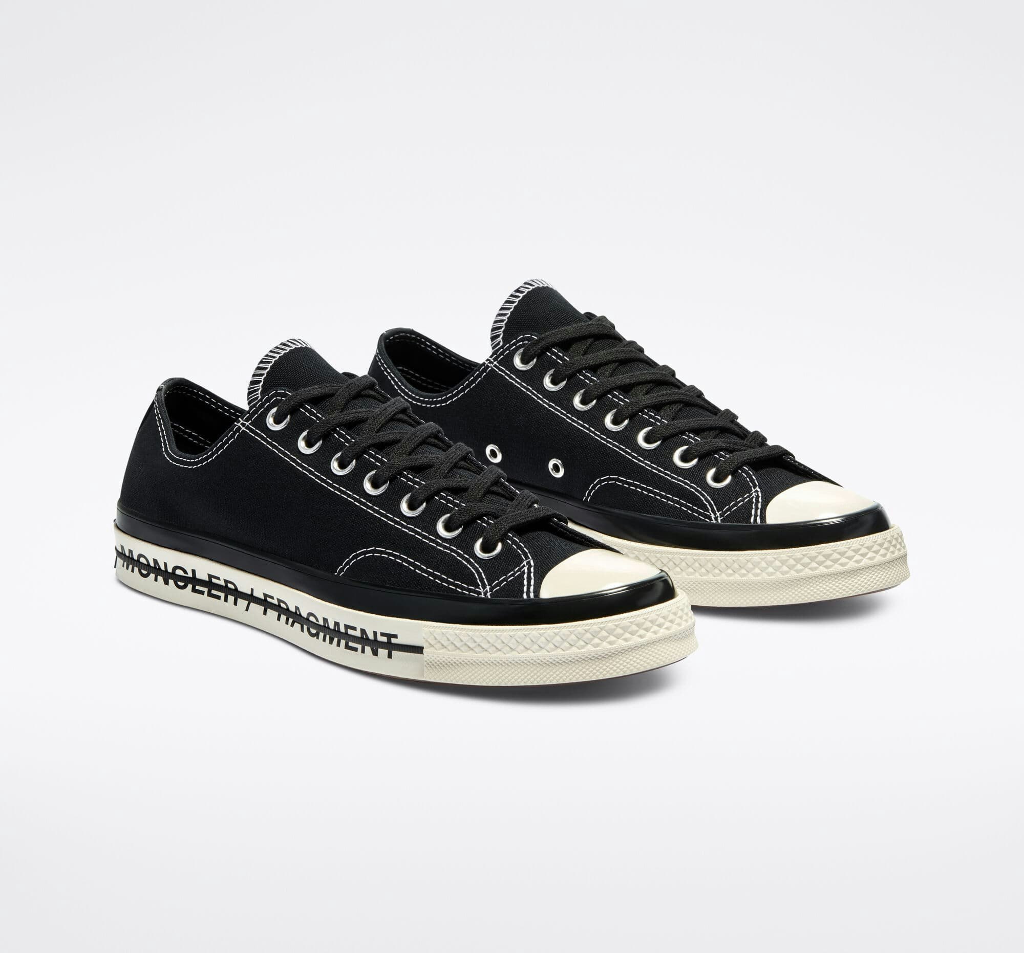 Moncler x Fragment x Converse Chuck 70 Low "Black"