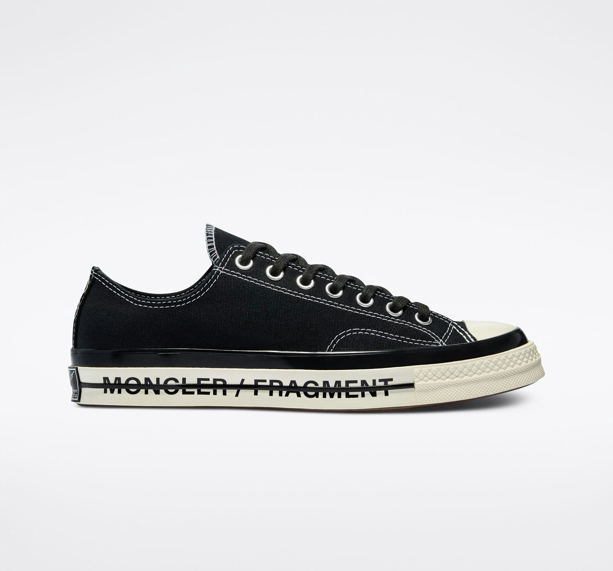 Moncler x Fragment x Converse Chuck 70 Low "Black"