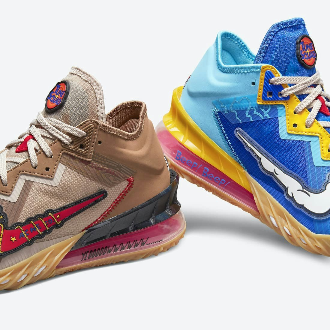 Space Jam x Nike LeBron 18 Low “Wile E. x Roadrunner”