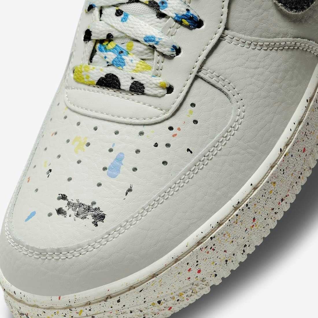 Nike Air Force 1 Low "Paint Splatter" (Light Bone)