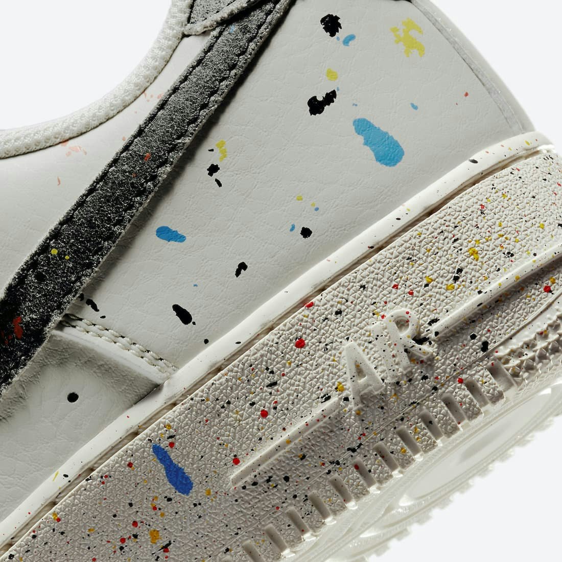 Nike Air Force 1 Low "Paint Splatter" (Light Bone)