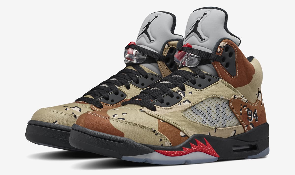 Supreme x Air Jordan 5 Retro Desert Camo kaufen 824371 201 HEAT MVMNT