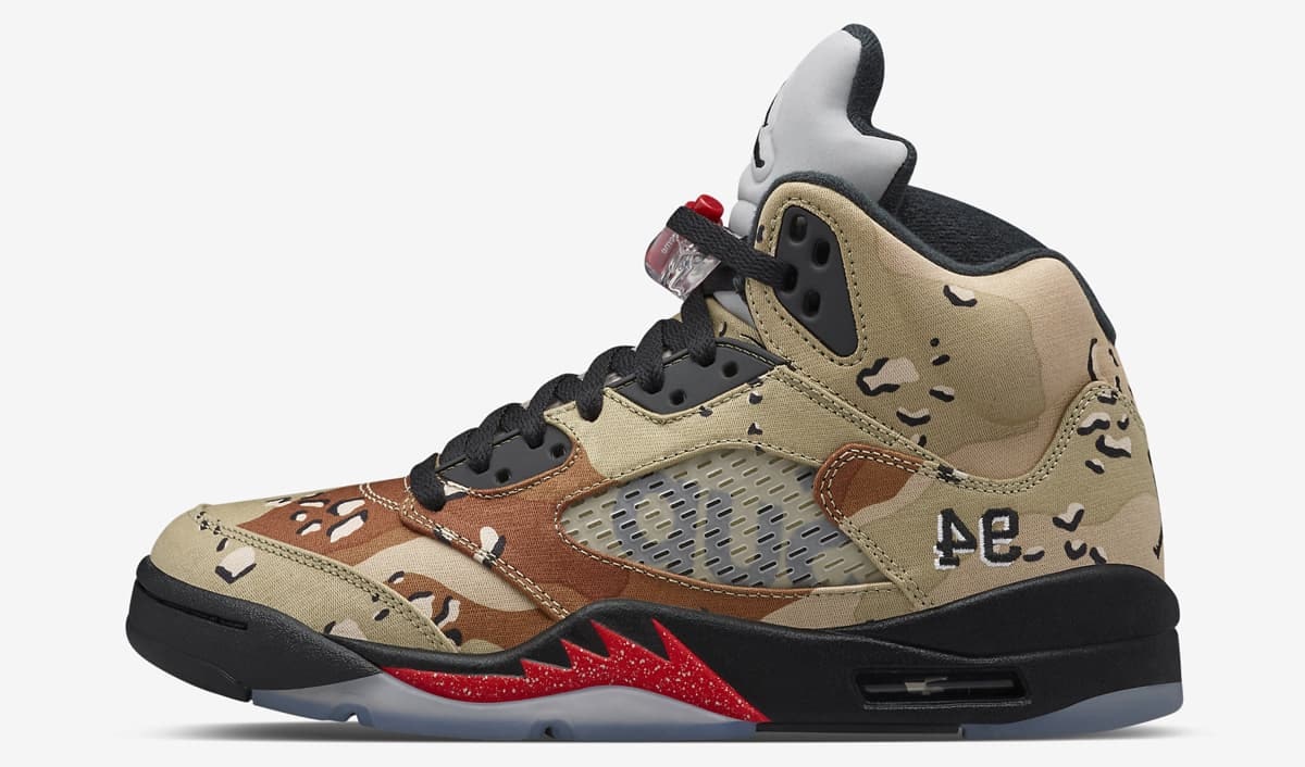 Supreme x Air Jordan 5 Retro "Desert Camo"