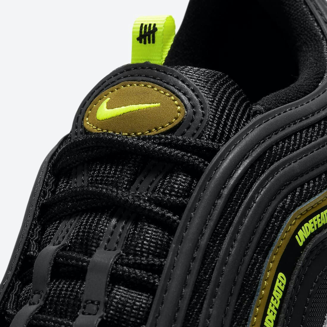 Undefeated x Nike Air Max 97 "Black Volt"