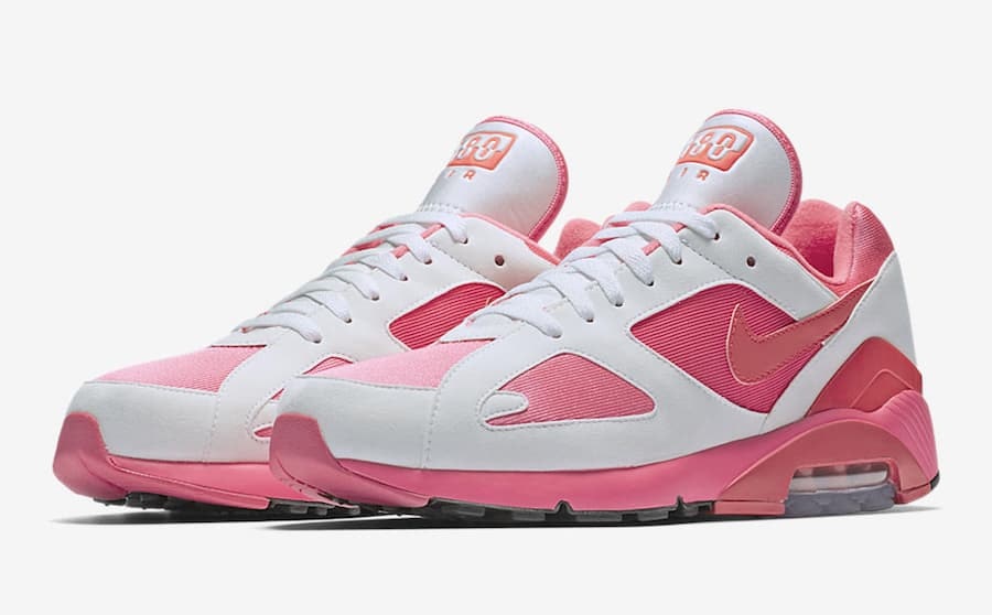 Comme des Garçons x Nike Air Max 180 "Pink Rise"