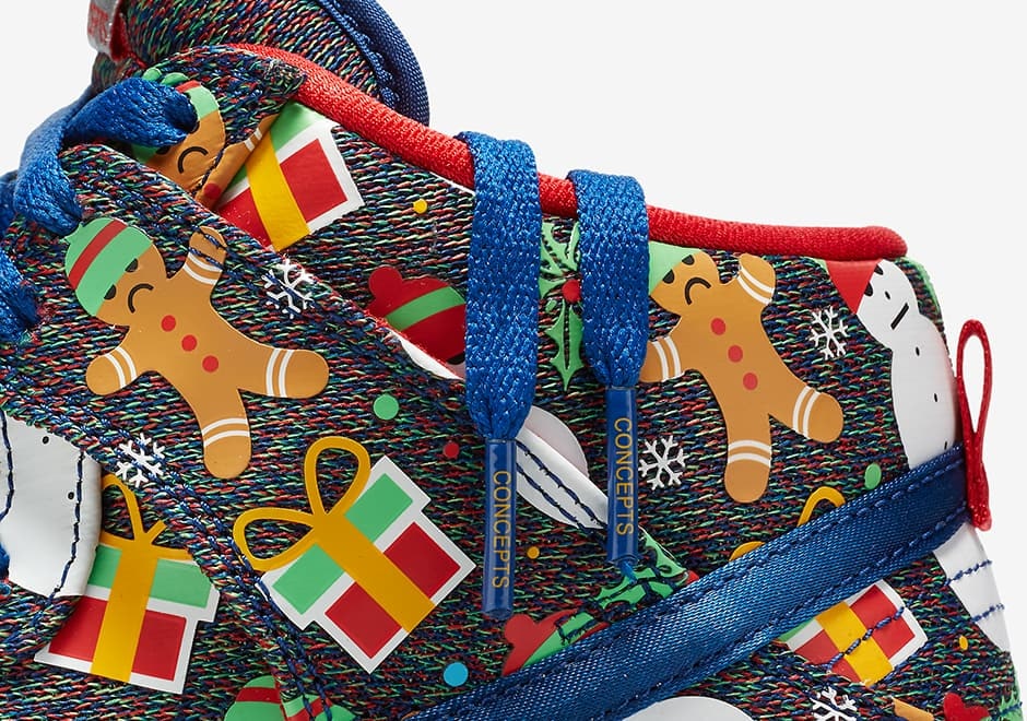 Concepts x Nike SB Dunk High "Ugly Christmas Sweater"