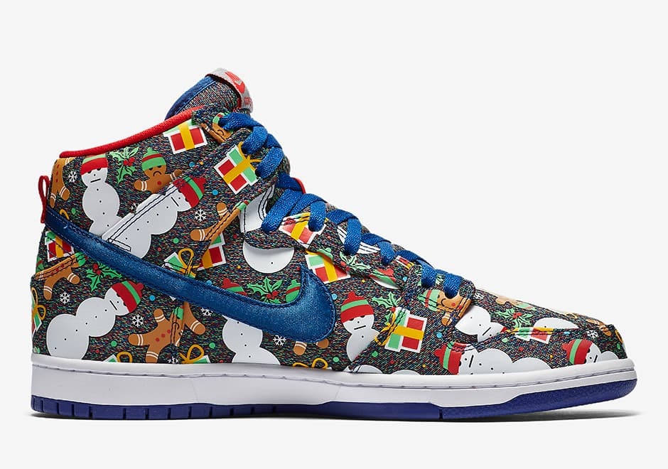 Concepts x Nike SB Dunk High "Ugly Christmas Sweater"